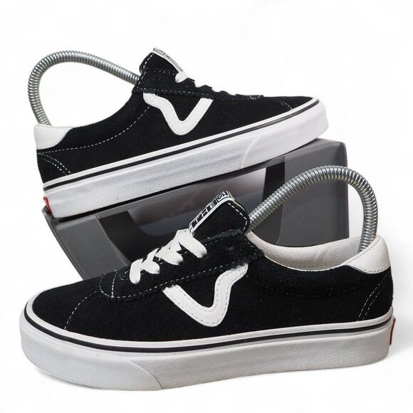Vans Shoes - Vans Style 73 DX Sport Suede Skate Shoes Black / White Women's 6.5